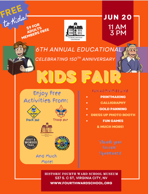 The Historic Fourth Ward School Museum Presents 6th Annual Educational Kids Fair: Celebrating 150th Anniversary