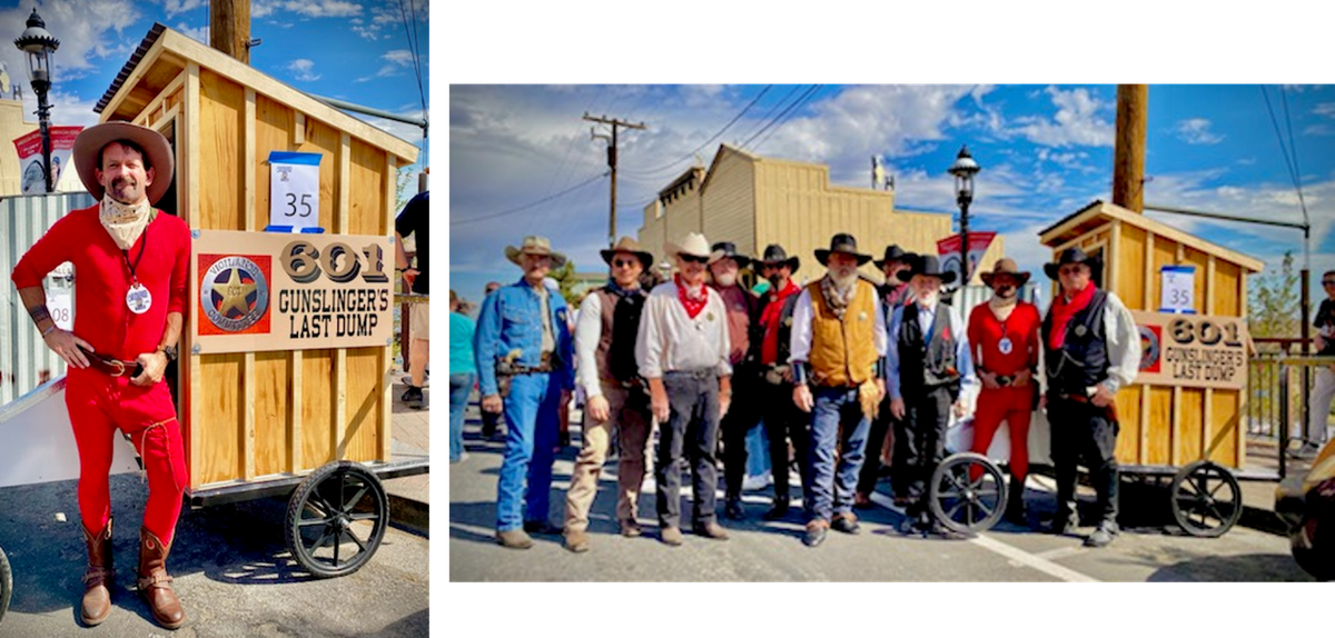 601 Vigilance Committee Gunslingers Make Their Mark at Virginia City’s World Championship Outhouse Races