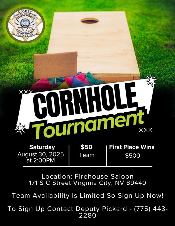Storey County Sheriff's Cornhole Tournament