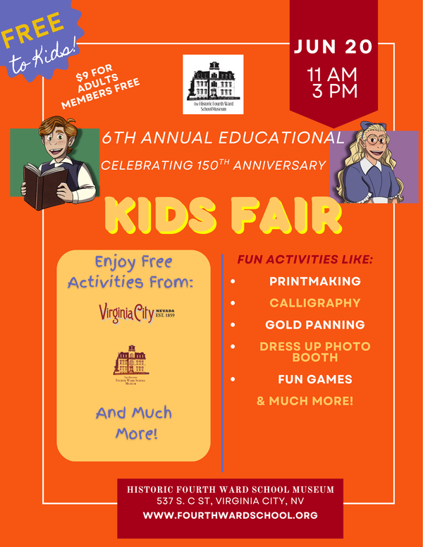 The Historic Fourth Ward School Museum Presents 6th Annual Educational Kids Fair: Celebrating 150th Anniversary