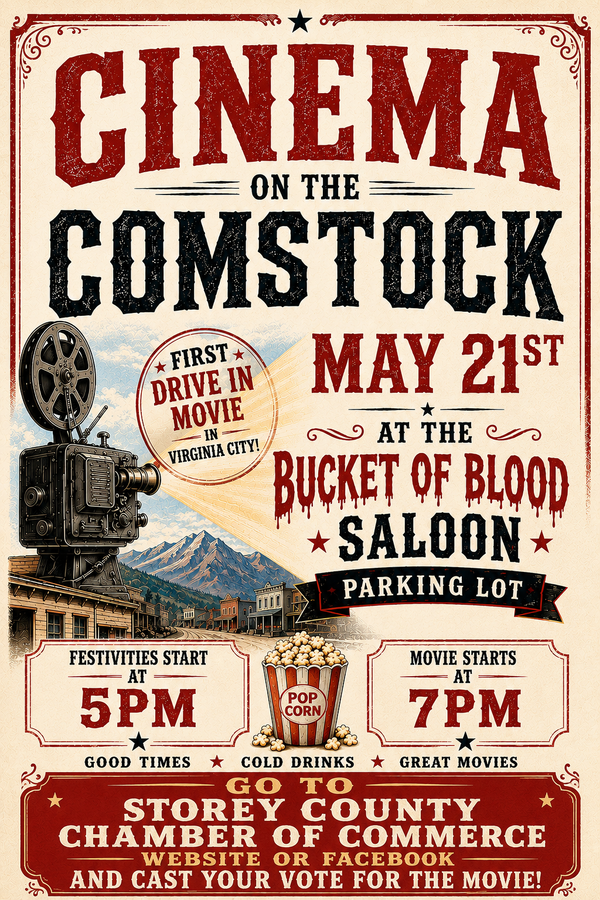 Cast Your Movie Vote for May 21 Cinema on the Comstock Drive-In Movie