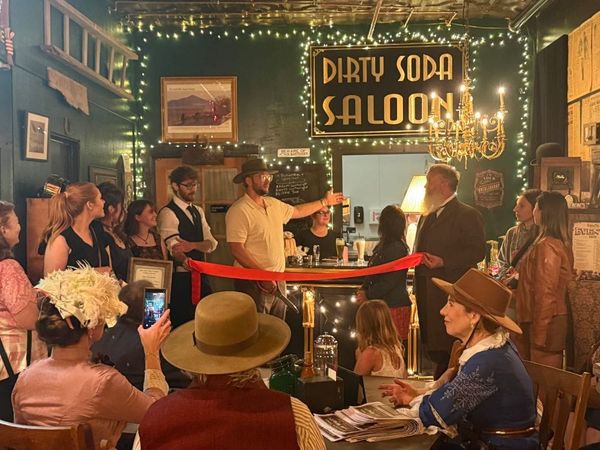 The Dirty Soda Saloon Celebrates Opening with Ribbon Cutting Ceremony
