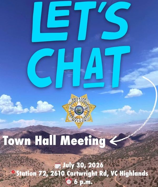 Storey County Town Hall July 30