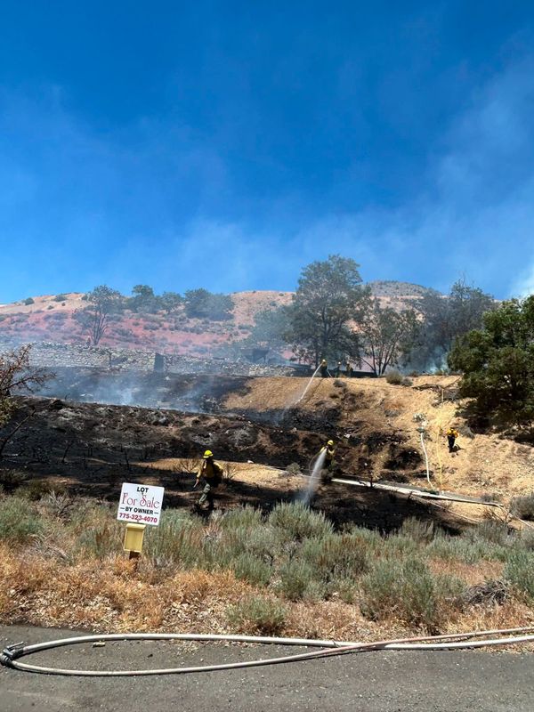 State Route 342 Reopens; Gold Hill Fire Fully Contained