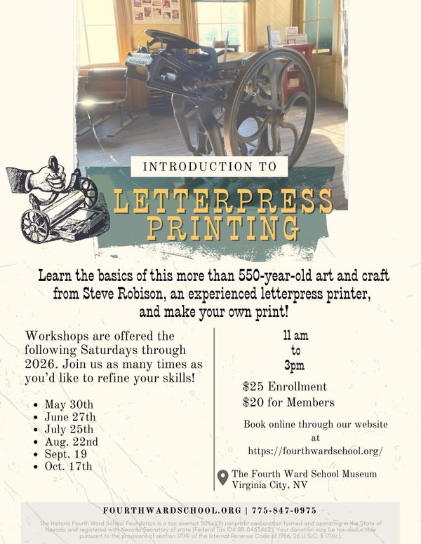 Discover the Art of Letterpress Printing at the Historic Fourth Ward School Museum