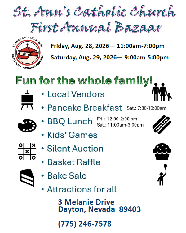 Inaugural Bazaar for Saint Ann's in Dayton