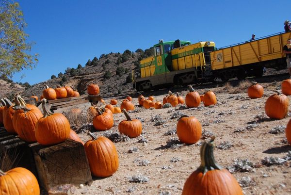 The V&T Railroad Brings Pumpkin-Picking and Haunted Rides to Virginia City
