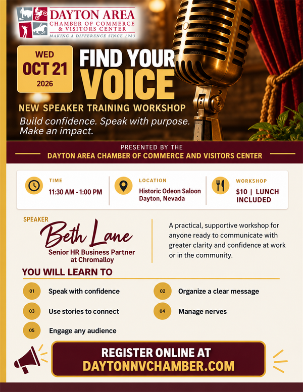 Find Your Voice: New Speaker Training Workshop