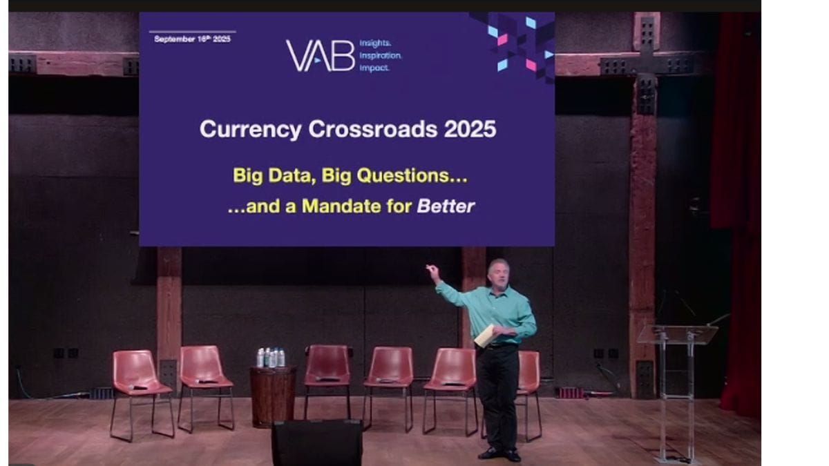 VAB’s Sean Cunningham Blitzes Nielsen’s ‘Big Data’ at CIMM Conference