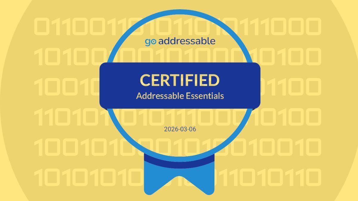 A Lesson In Data Quality Key at Go Addressable University