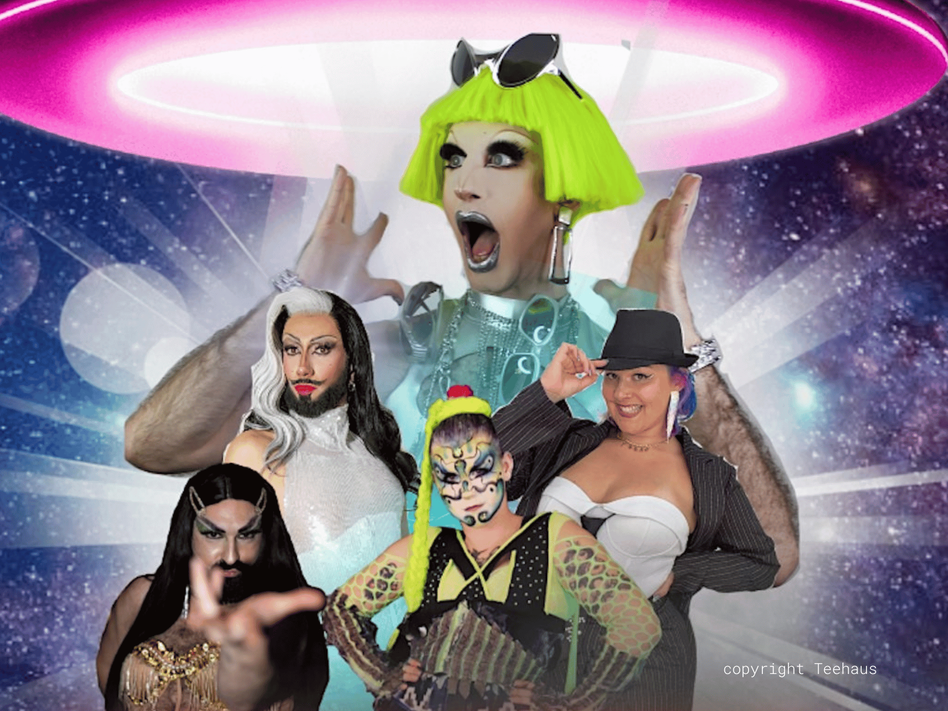 Teehaus presents GALACTICASS copyright Teehaus