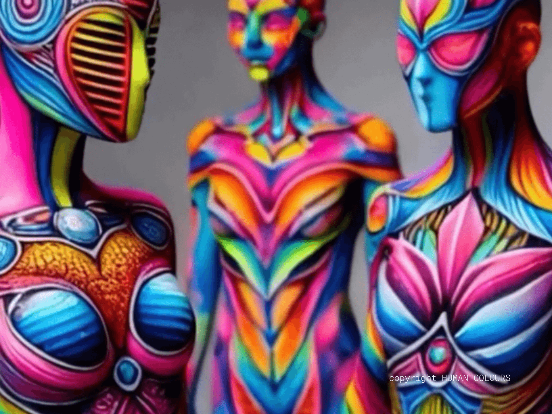 HUMAN COLOURS NAUGHTY HALLOWEEN BALL