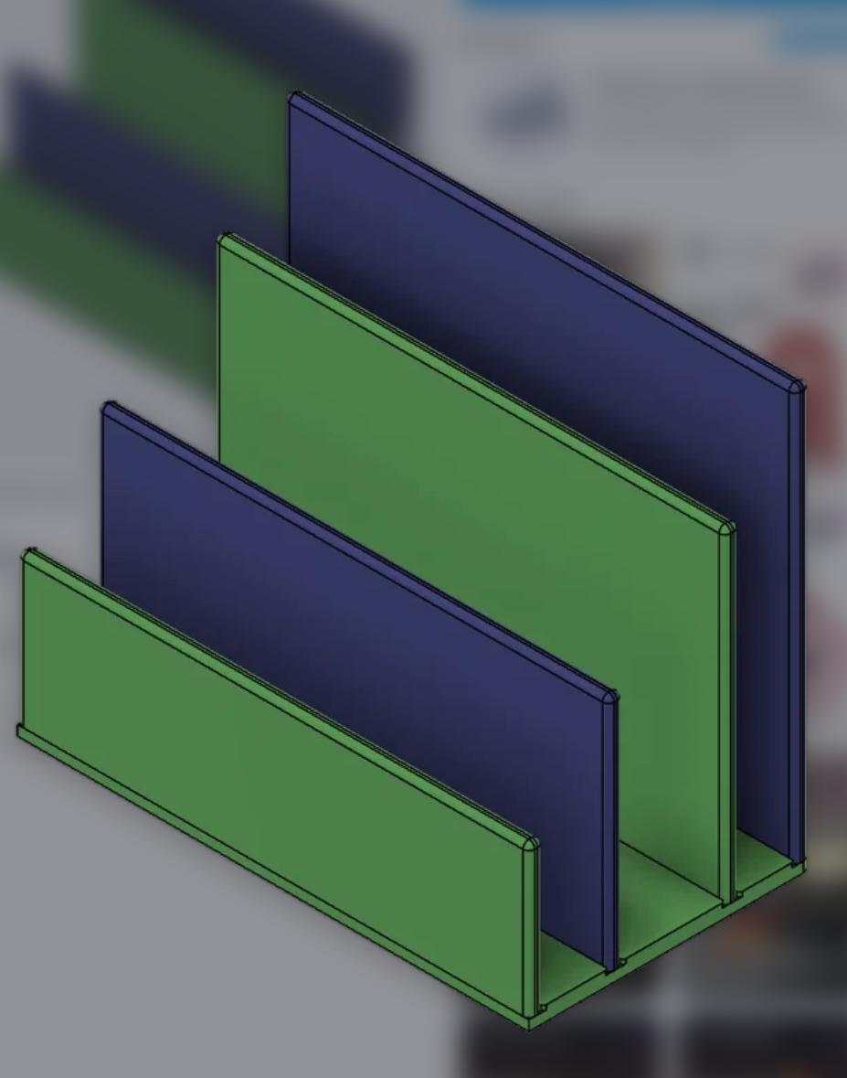 3D Printed Letter Holder