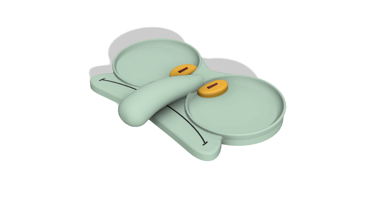 Squidward Glasses Holder