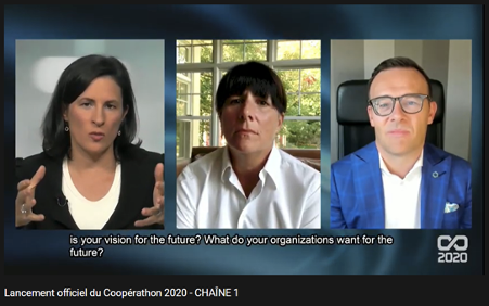 Coopérathon 2020 conférence inaugurale Desjardins Hydro-Québec