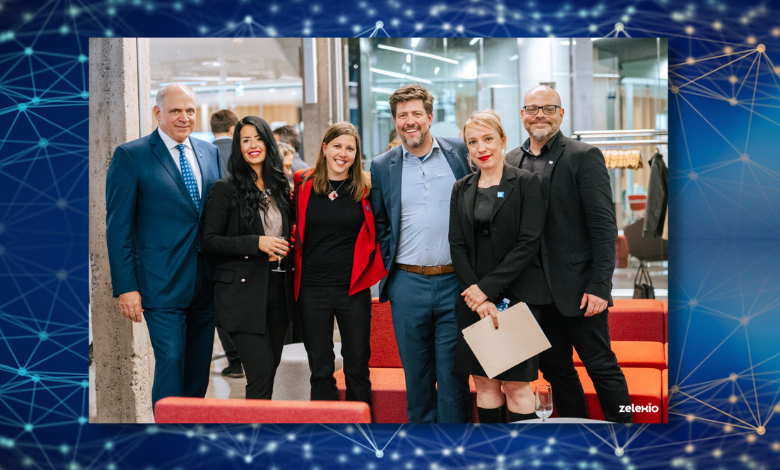 Inyulface Edteq Centech - De gauche à droite - Pierre Fitzgibbon, Azra Hasanefendic, Stéphanie Loiselle, Shawn Young, Julie P