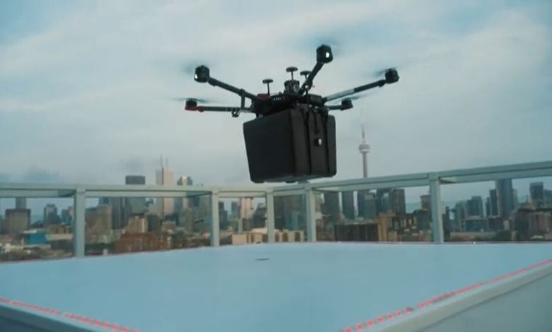 Une entreprise du parc scientifique de Bromont pionnière du transport de poumons par drone