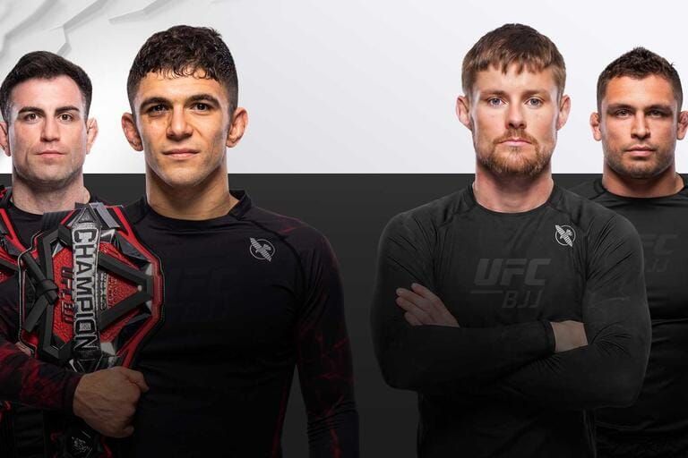 UFC BJJ 11 promotional artwork featuring Mikey Musumeci and Bryce Mitchell for the September 24 event.