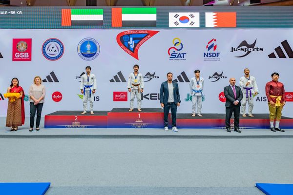 UAE Jiu-Jitsu National Team Wins Seven Medals in Under-21 Division at Youth World Championships in Thailand