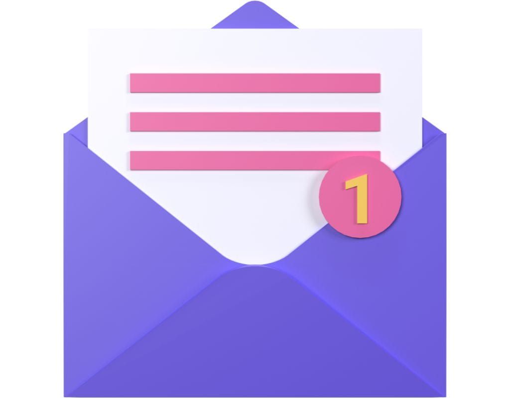 new email notification illustration