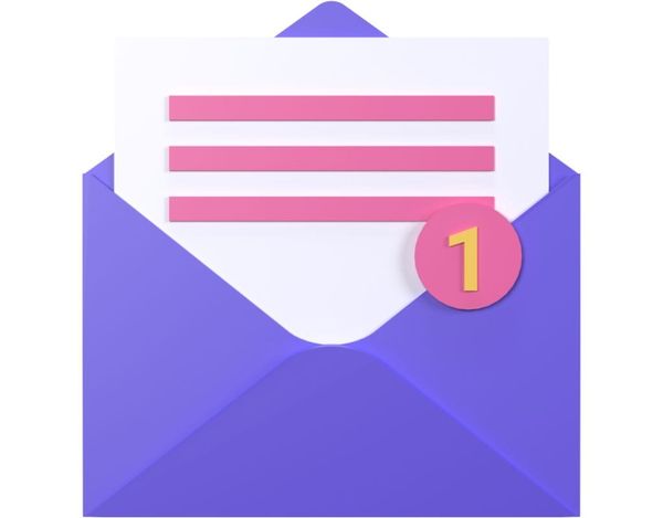 new email notification illustration