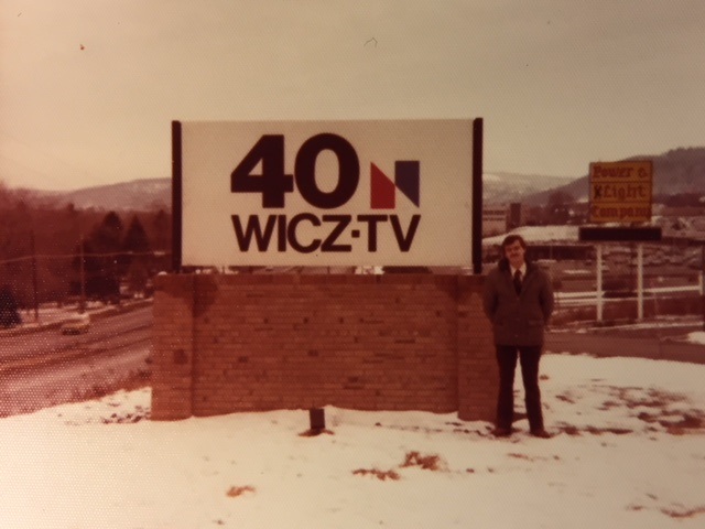  My first paying job in television news was at WICZ-TV in Binghamton, NY. Photo: Newvine Personal Collection 