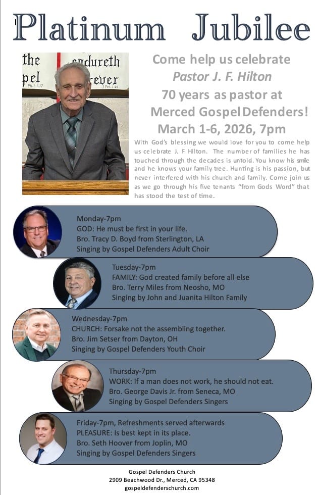 Platinum Jubilee for J. F. Hilton