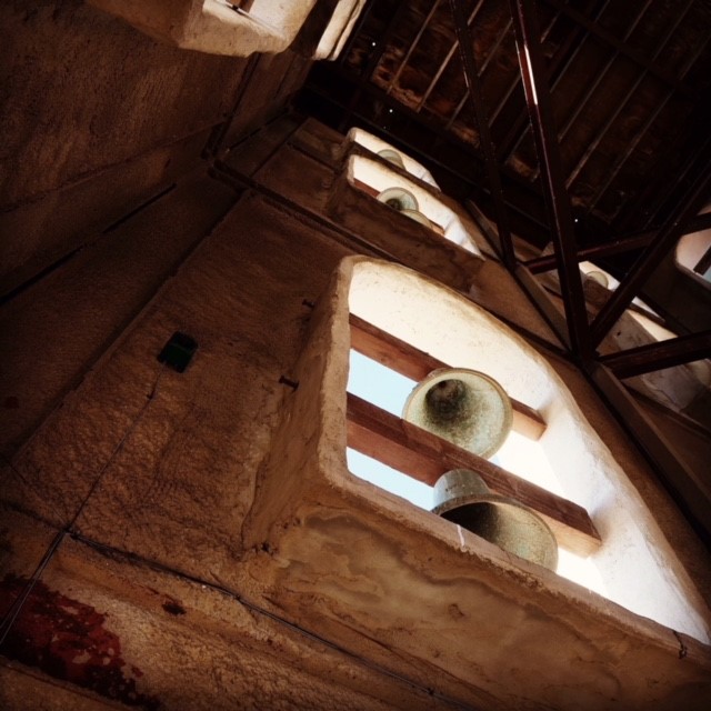 Inside the bell tower at The Hotel Mission De Oro.  Photo courtesy Shannon Cook, Director of Sales. 