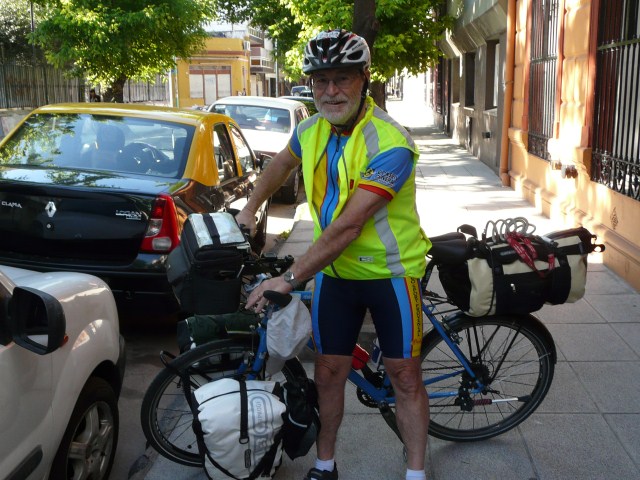  This is Francois’ bike loaded with his travel bags.  This picture was taken from a South American journey in 2010.  Photo: velo.hennebert.fz 
