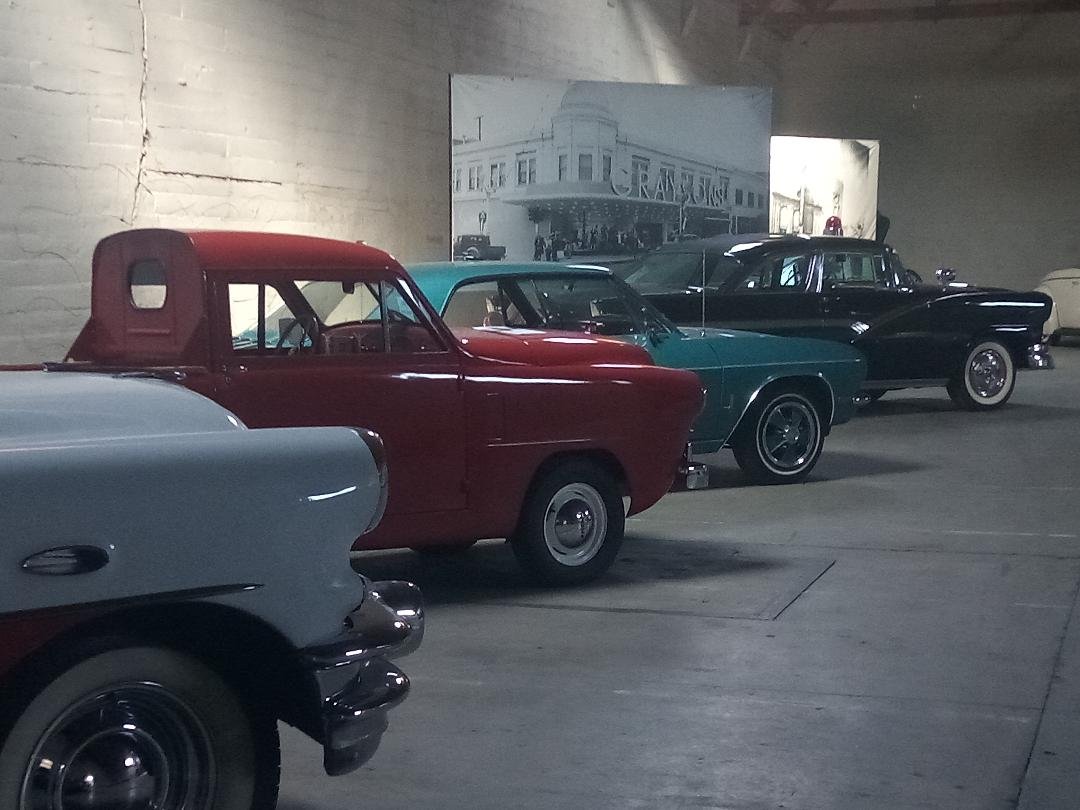  The Graffiti USA Classic Car Museum now has a business license to sell cars, making for a unique connection between selling cars to raise money to celebrate cars.  Photo:  Steve Newvine 