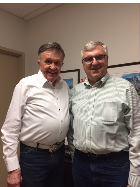  Country music singer and songwriter Bill Anderson shares his reflections in several episodes of the Ken Burns documentary Country Music. Steve Newvine met Anderson when the singer performed at Modesto’s Gallo Center in 2017. Photo: Vaune Newvine 