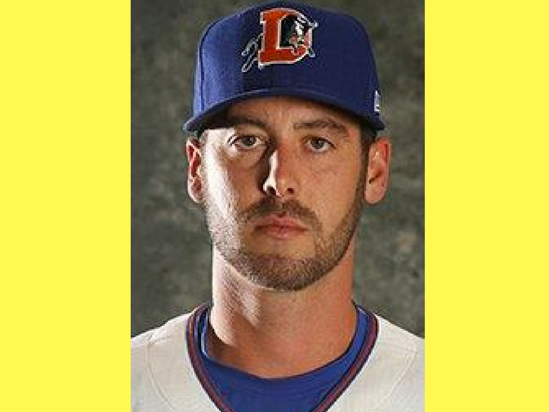    Baseball card expert John  Kucho  says the baseball card companies probably won’t release a Dylan Floro card until next year at the earliest.  This photo is from the Devil Rays website.  Photo: TampaBay.rays.mlb.com  