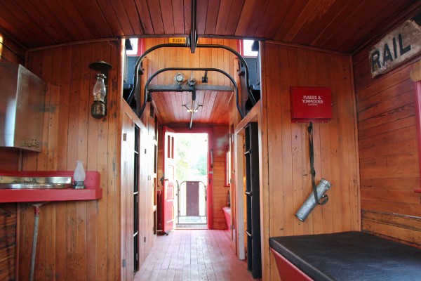  Inside the Caboose -  PHOTO BY ADAM BLAUERT  