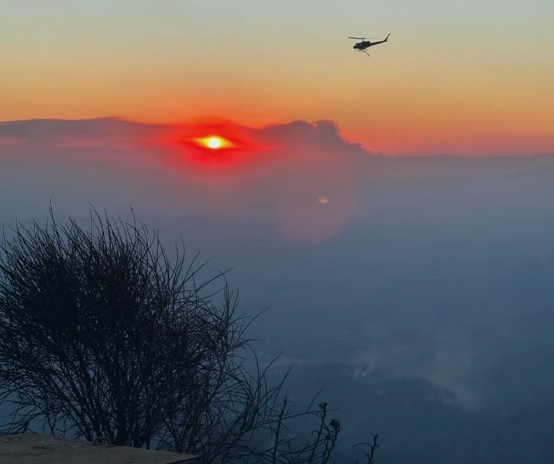  Within days of the news about the intensity of the Los Angeles wildfires, departments from all over the state have been sending crews to help. Photo: City of Merced Fire Department Facebook page. 