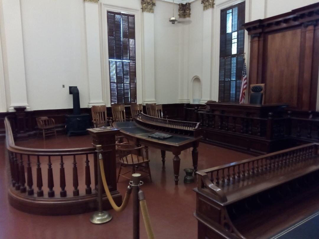  The courtroom exhibit, part of the permanent collection at the Merced County Courthouse Museum. Photo: Steve Newvine 
