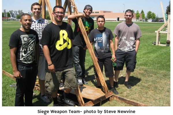 Catapults and College Students, Teamwork at Merced College