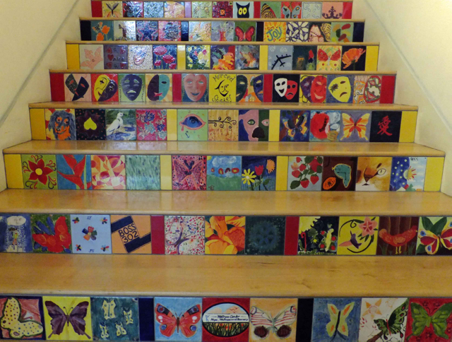  Stairs to upper levels - PHOTO BY ADAM BLAUERT 