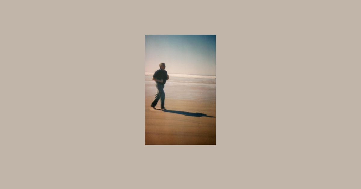  That’s me taking a run on the Pismo shoreline years before I became serious about running. Photo: Newvine Personal Collection 