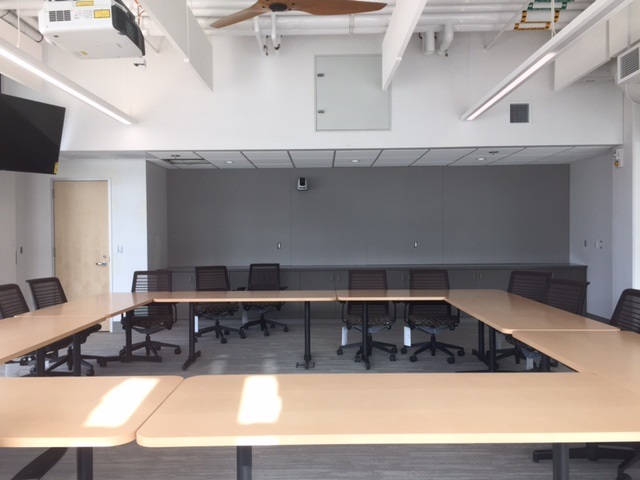   The meeting space in the UC Merced Downtown Campus Center was designed for the specific needs of each department using the building.  Photo:  Steve Newvine  