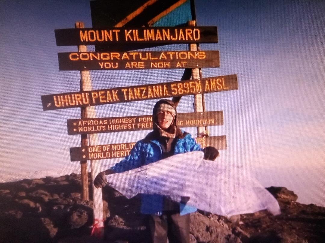  Southern California climber Brennen Thompson at Mount Kilimanjaro. Photo: ValleyTough.com 