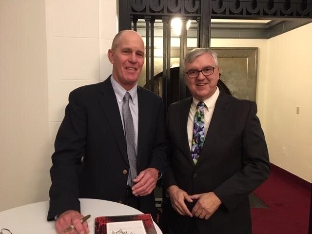  Steve Ford, the son of former President Gerald Ford, shared his reflections of growing up in the President’s family during a speech in Fresno back in 2018. Photo: Newvine Personal Collection 