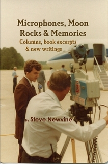   This photo from my personal collection was used as the cover of the book Microphones, Moon Rocks, and Memories. It was taken while I was reporting in the field at station WAAY in Huntsville, Alabama.  Photo: Newvine Personal Collection  