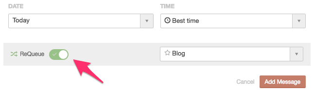 CoSchedule ReQueue - Opção para indicar que o conteúdo deve ser republicado nas Redes Sociais