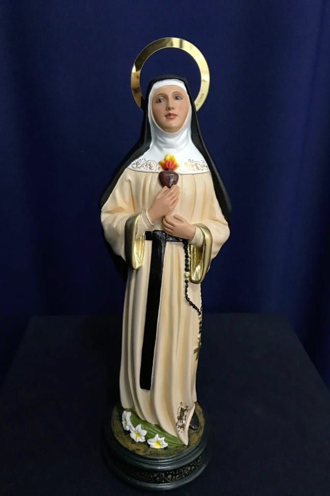 Imagem de Santa Gertrudes. Fonte: Artesanato Costa