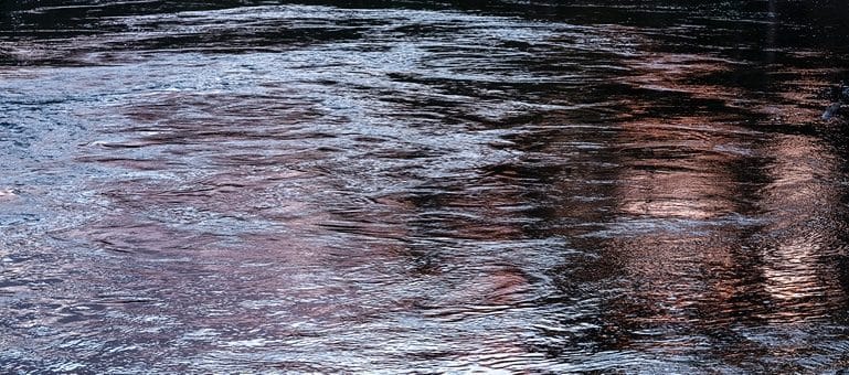 Light and ripples on the surface of the Shoalhaven River