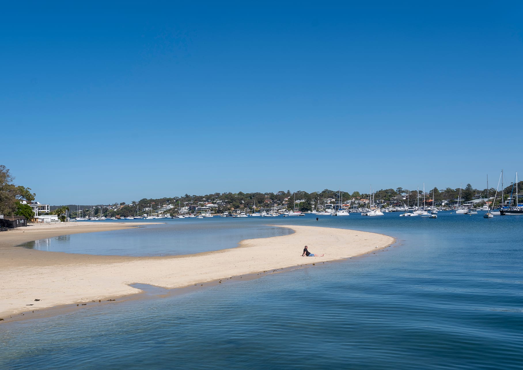 Gunnamatta Bay at low tide, Cronulla
