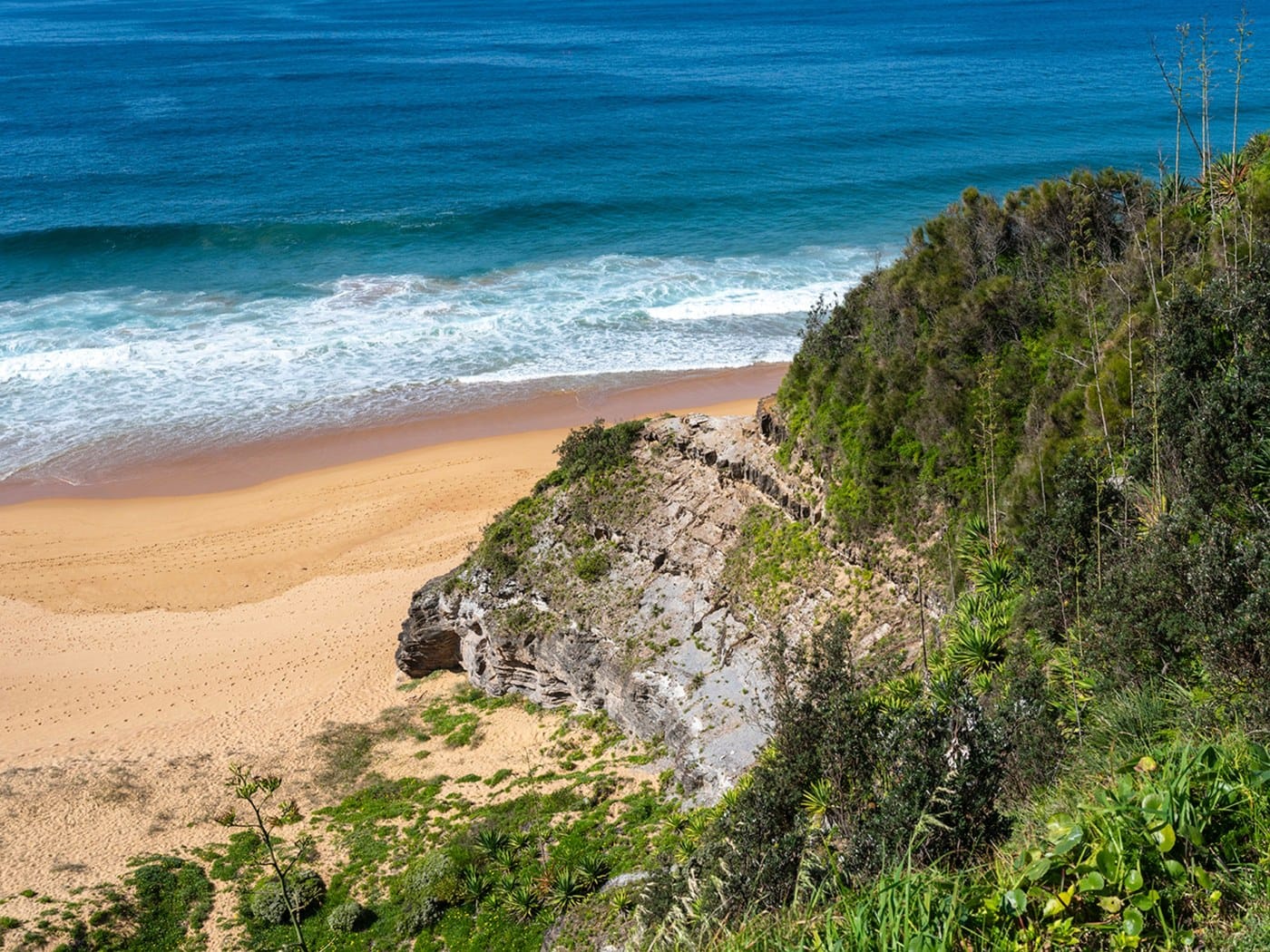 Turimetta Beach and its headland at first light, Sydney Northern Beaches