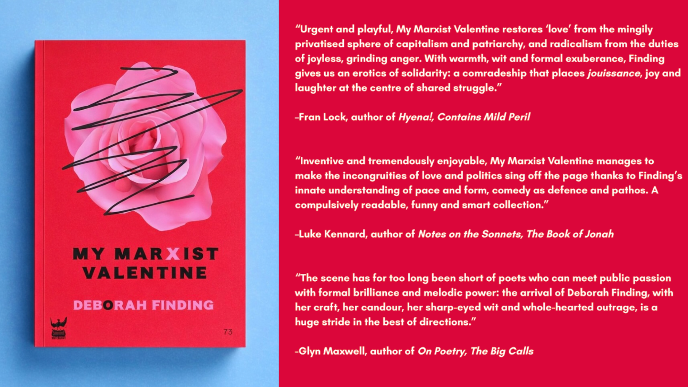 *NEW POETRY BOOK!* 'My Marxist Valentine' is now available for preorder!
