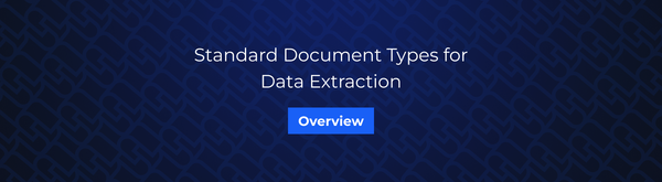 Synthetiq: Overview of Standard Document Types for Data Extraction