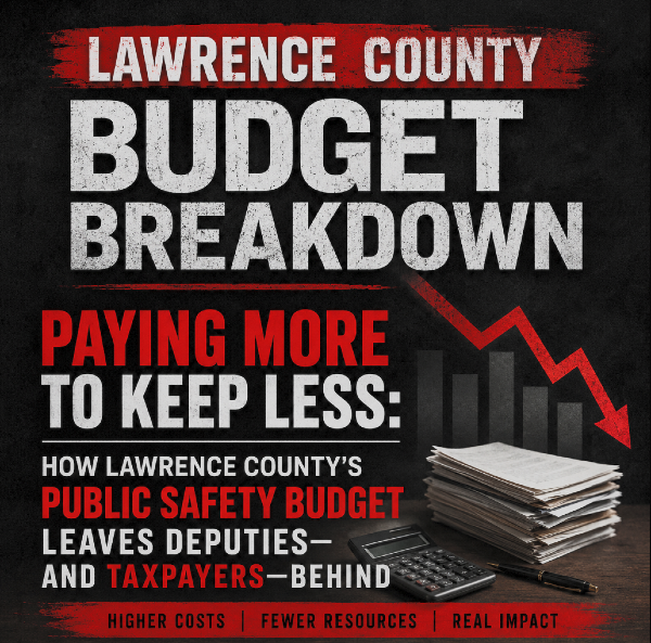 Paying More to Keep Less: How Lawrence County's Public Safety Budget Leaves Deputies—and Taxpayers—Behind
